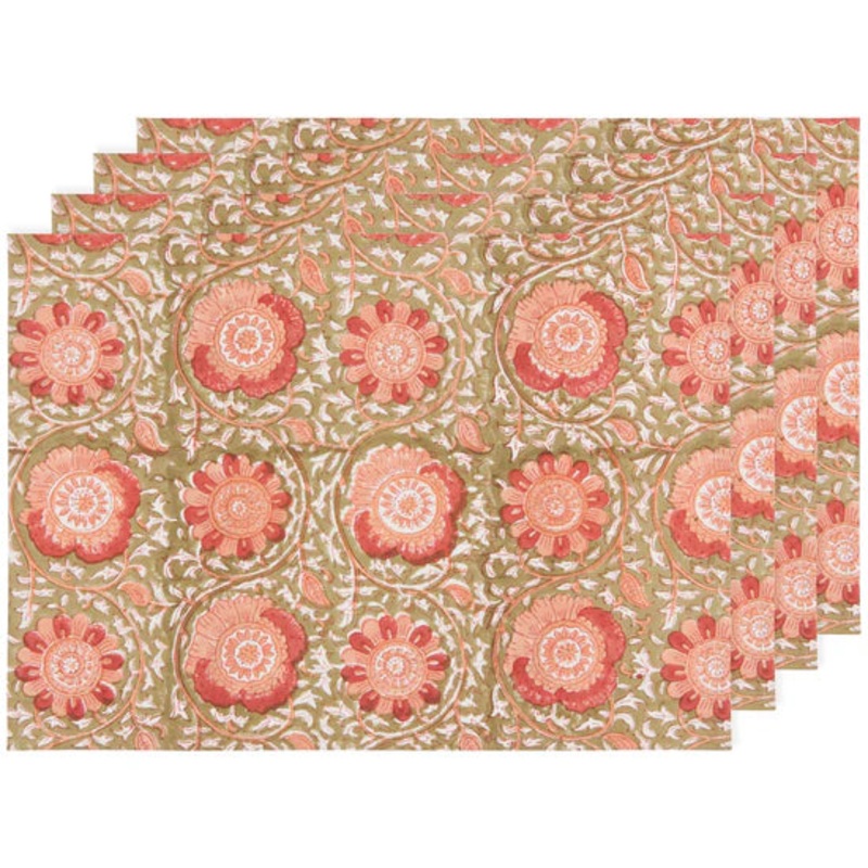 Zinnia Placemats Set