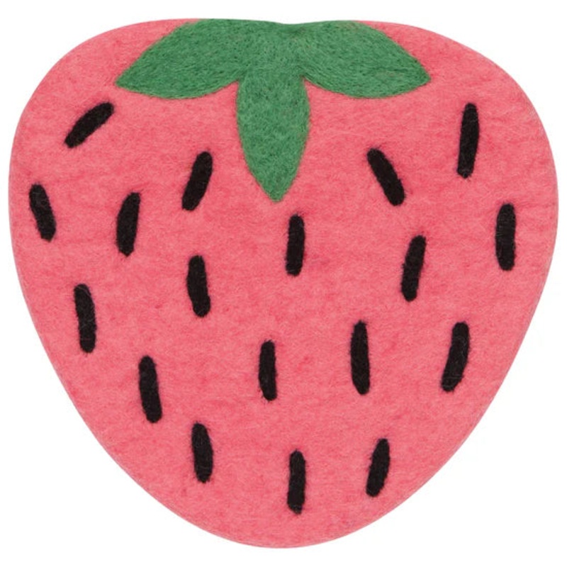 Berry Sweet Felted Trivet