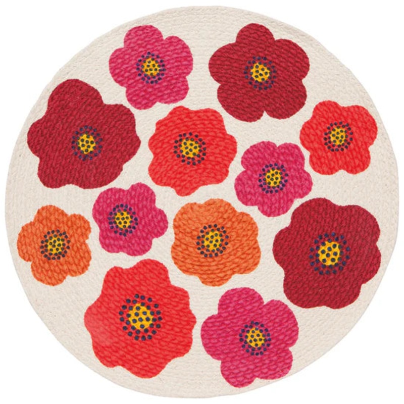 Braided Placemat - Poppy