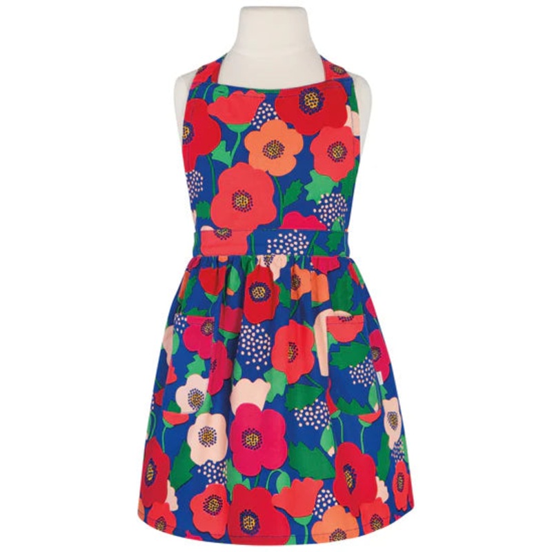 Fitted Kids Apron - Poppy