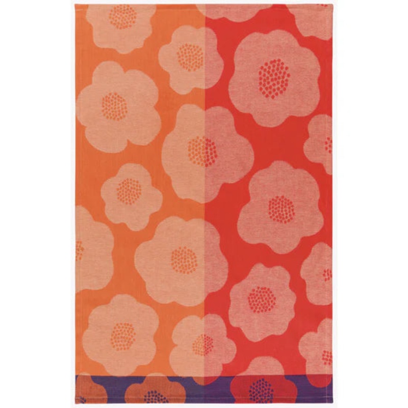 Jacquard Dishtowel - Poppy