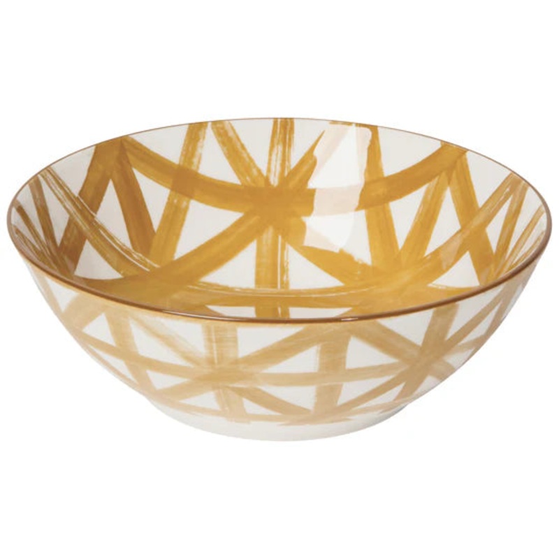 Large Bowl - Crosshatch