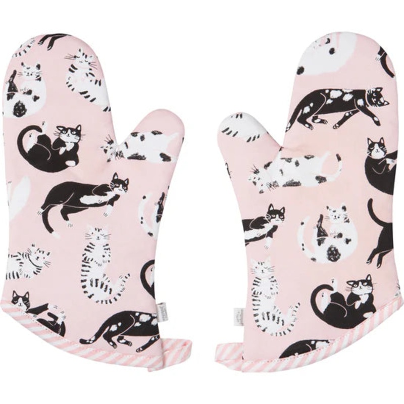 Oven Mitts - Meow & Furever