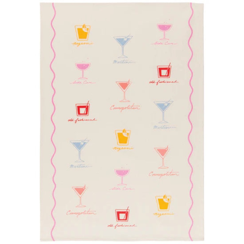 Tea Towel - Happy Hour