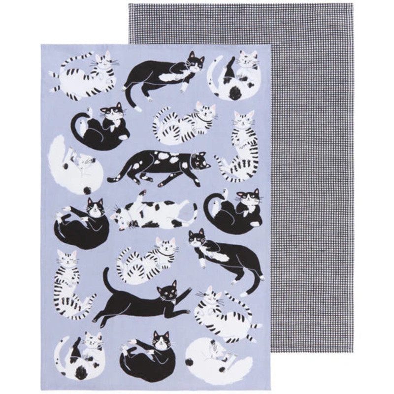 Tea Towel Set - Meow & Furever