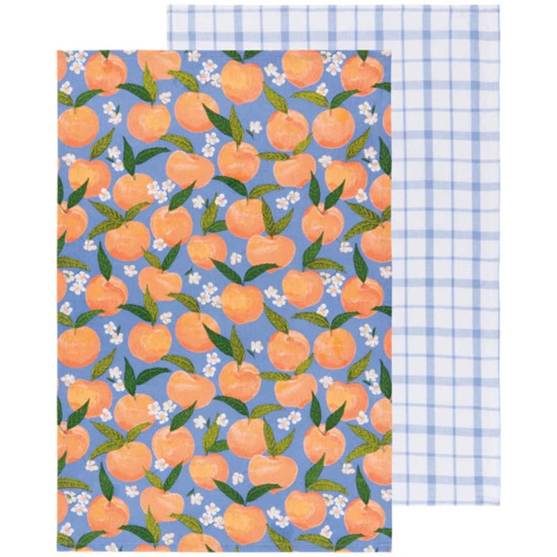 Tea Towel Set - Peaches