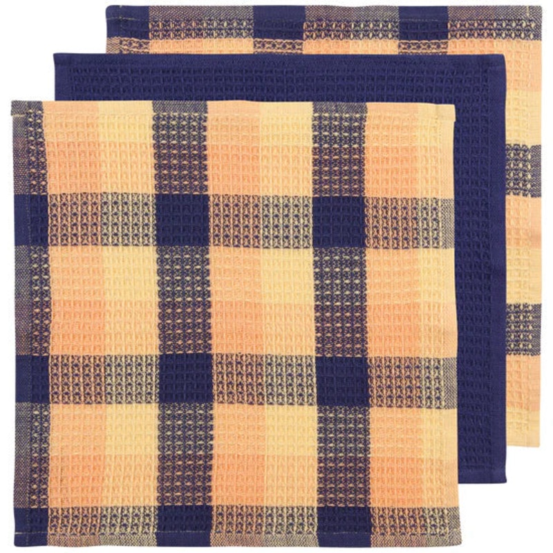 Dusk Check Dishcloths Set