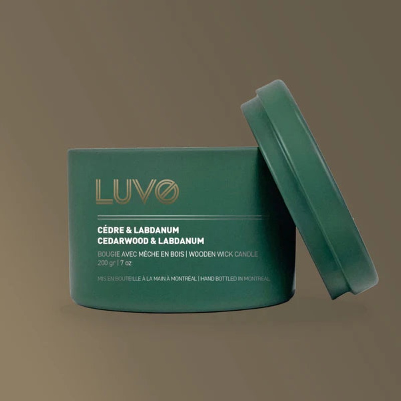 LUVO Cedarwood & Lebdanum Candle