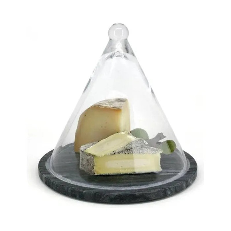 Marble Cheese Dome Set