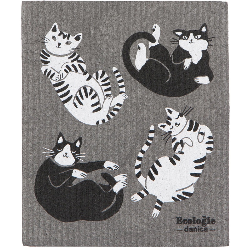 Meow Swedish Dishcloth