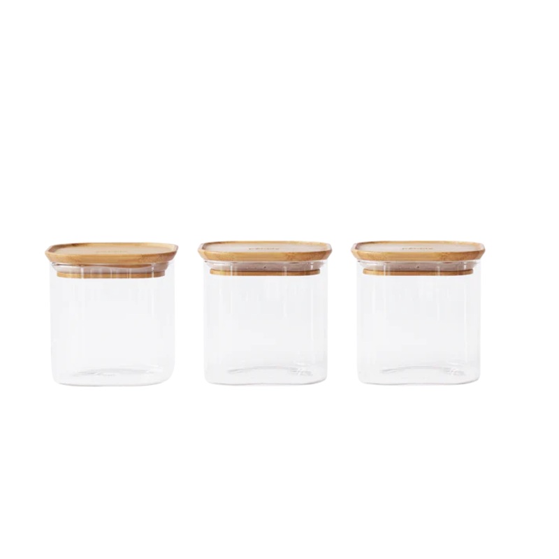 Pebbly Jar Square 500ml