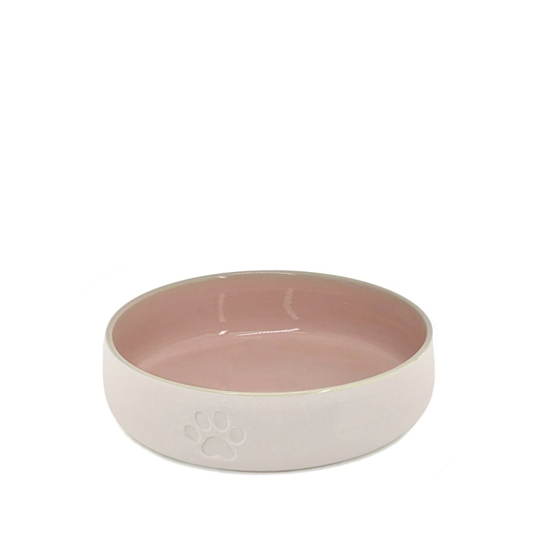 Small Pink Paws Pet Bowl