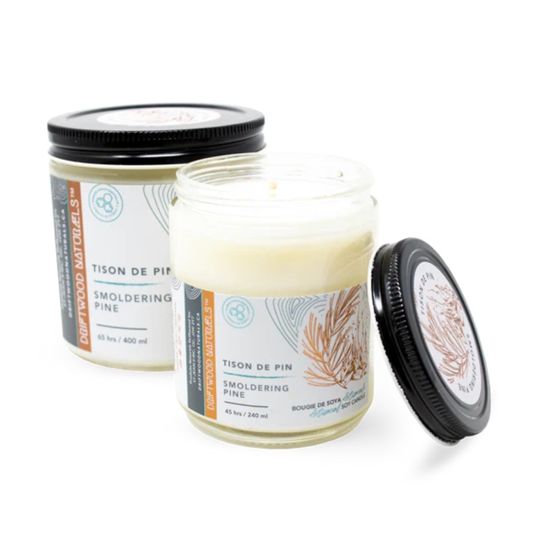 Driftwood Smoldering Pine Candle