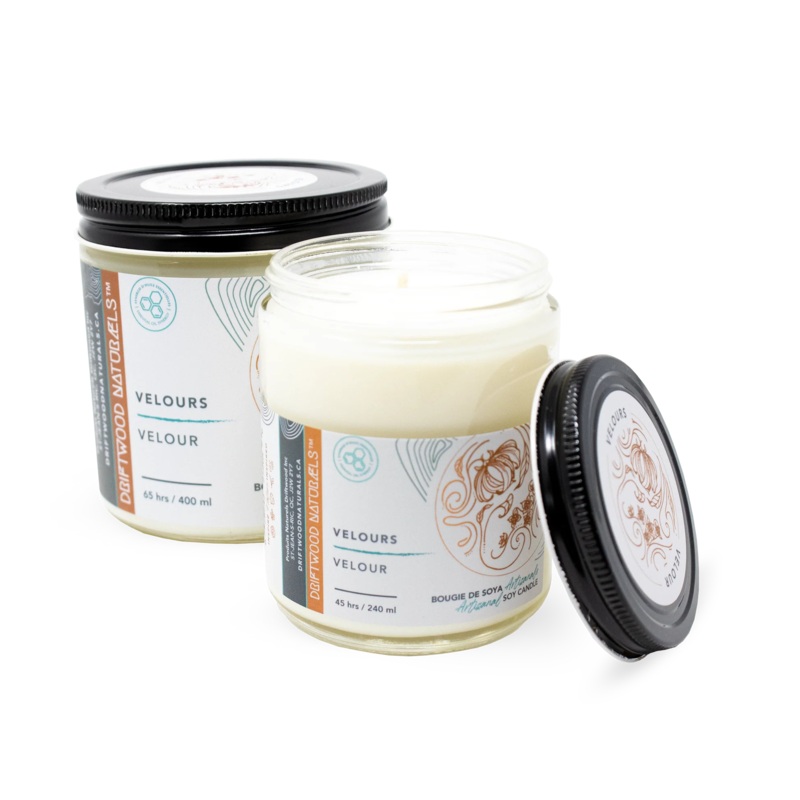 Driftwood Velour Candle