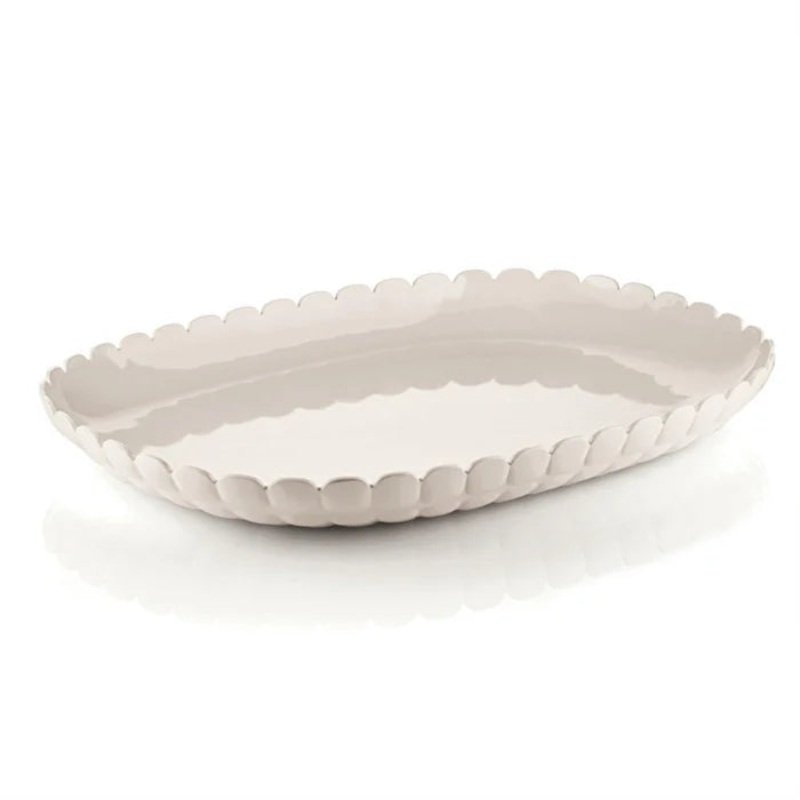 Large Tiffany Tray - White