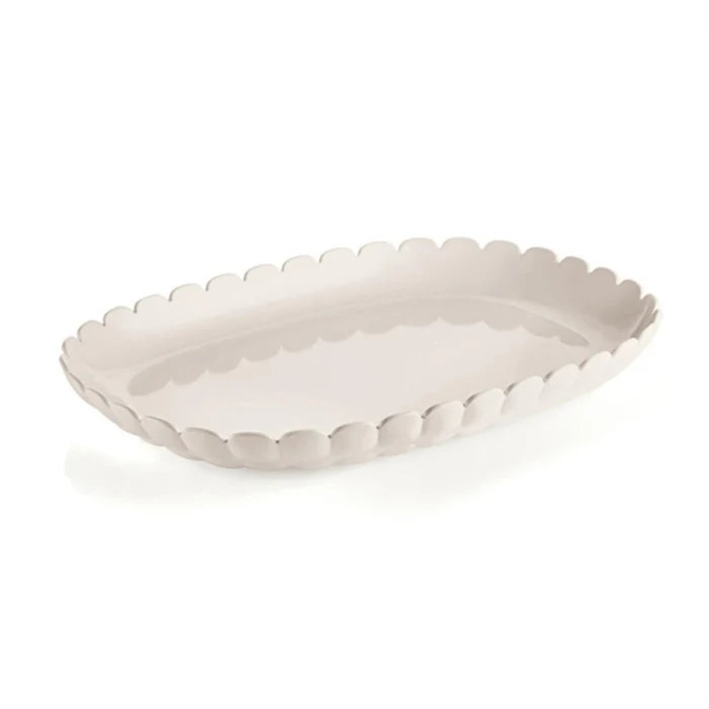 Medium Tiffany Tray - White
