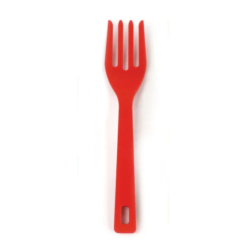 Red Silicone Cooking Fork