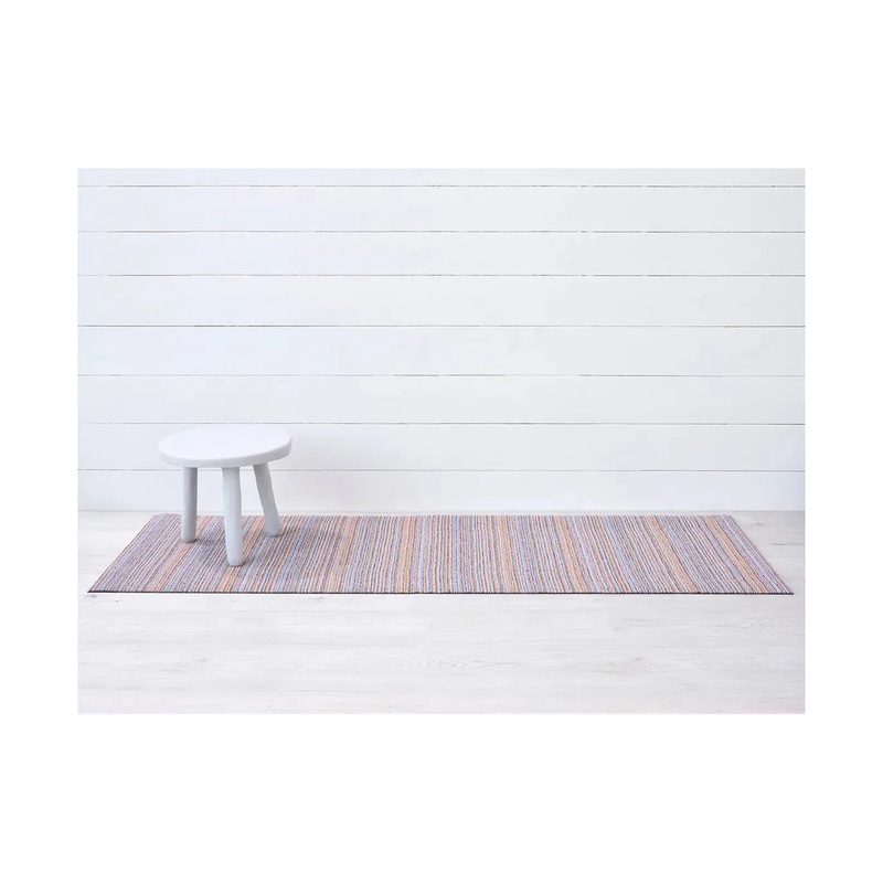 Skinny Stripe Rug 24x72 - Periwinkle