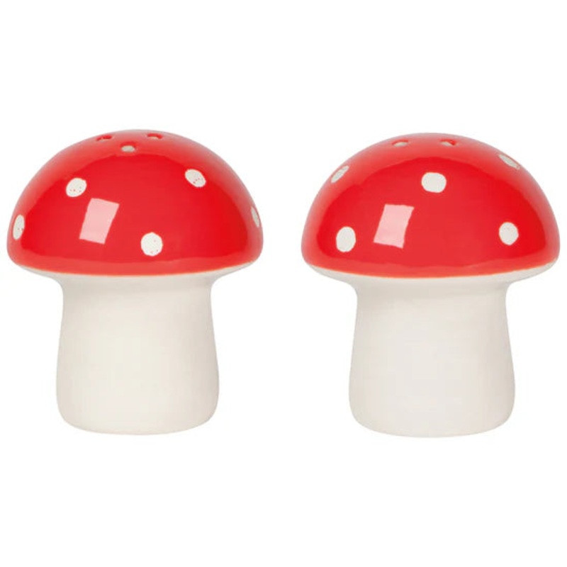 Toadstool Salt & Pepper Shakers Set
