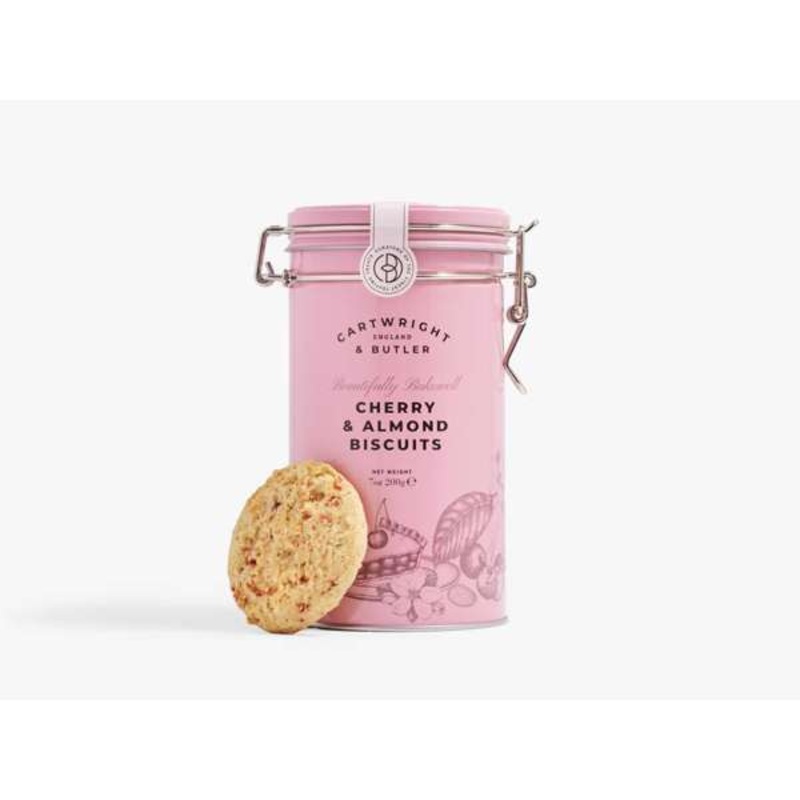 Cherry Almond Biscuit Tin