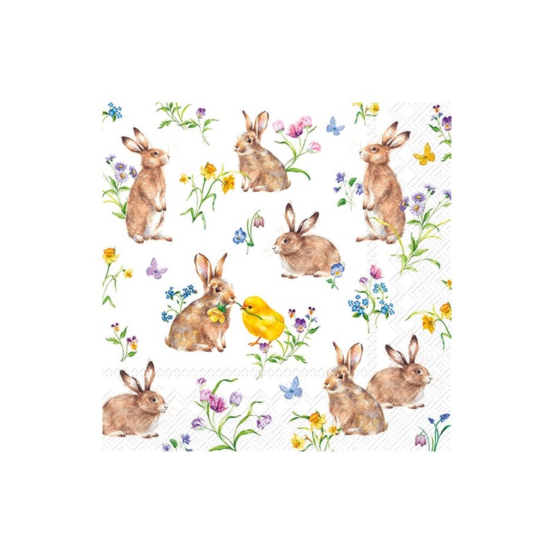 Easter Friends Paper Napkins - Lunch