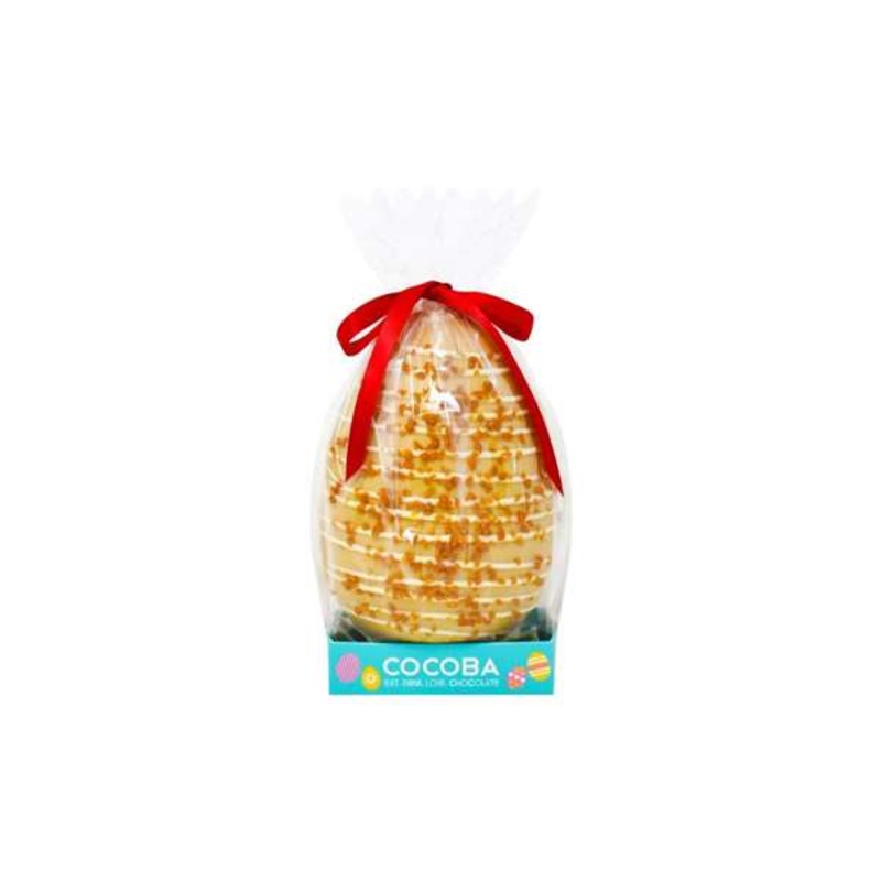 Golden Caramel Easter Egg with Toffee