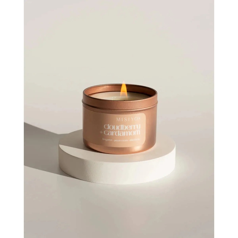 Misiyo Candle - 6oz Tin - Cloudberry + Cardamom