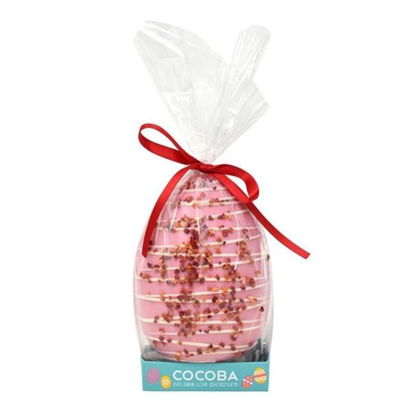 Strawberries and Cream Chocolate Easter Egg