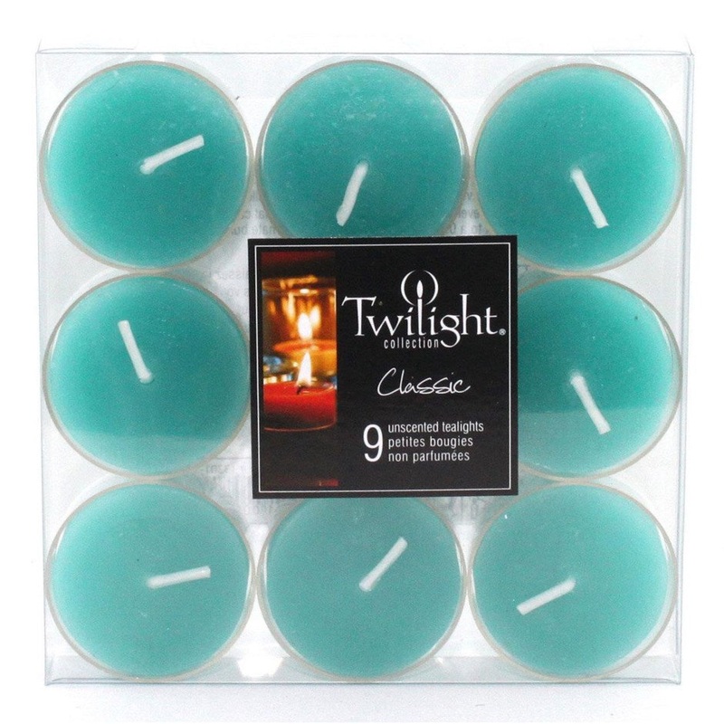 Turquoise Coloured Tealights