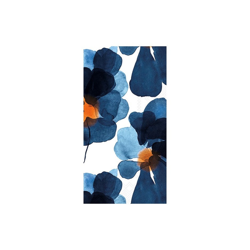 Valssi Blue Paper Napkins - Buffet / Guest