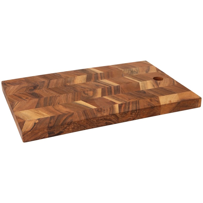 Acacia Chevron Serving Board 15.5 x 10.25