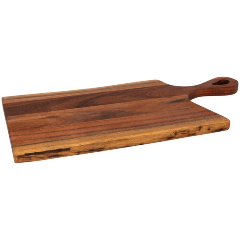Acacia Rustic Edge Serving Paddle 23in