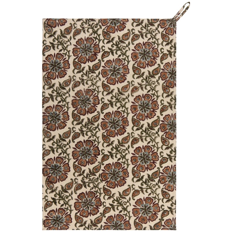 Block Print Dishtowel - Elysian
