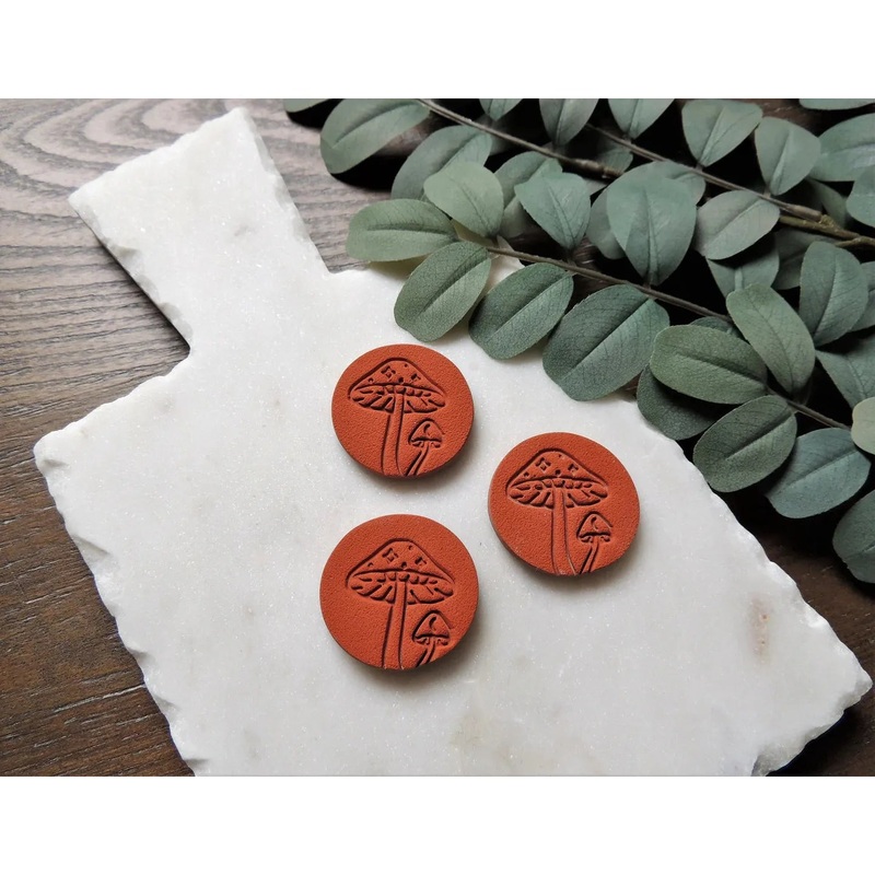 Boho Mushroom Magnet Set