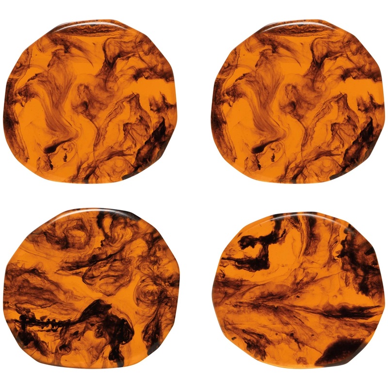 Coaster Set - Tortoise Shell