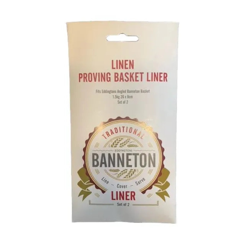 Linen Proving Basket Liner - Small Oval