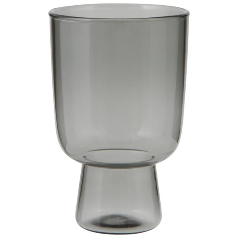 Pedestal Glass 11oz - Smoke