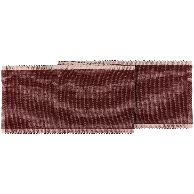 Table Runner - Lattice Garnet