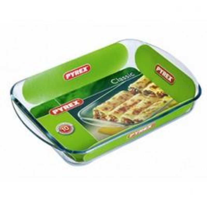 Pyrex Oblong Glass Roaster - 35cm