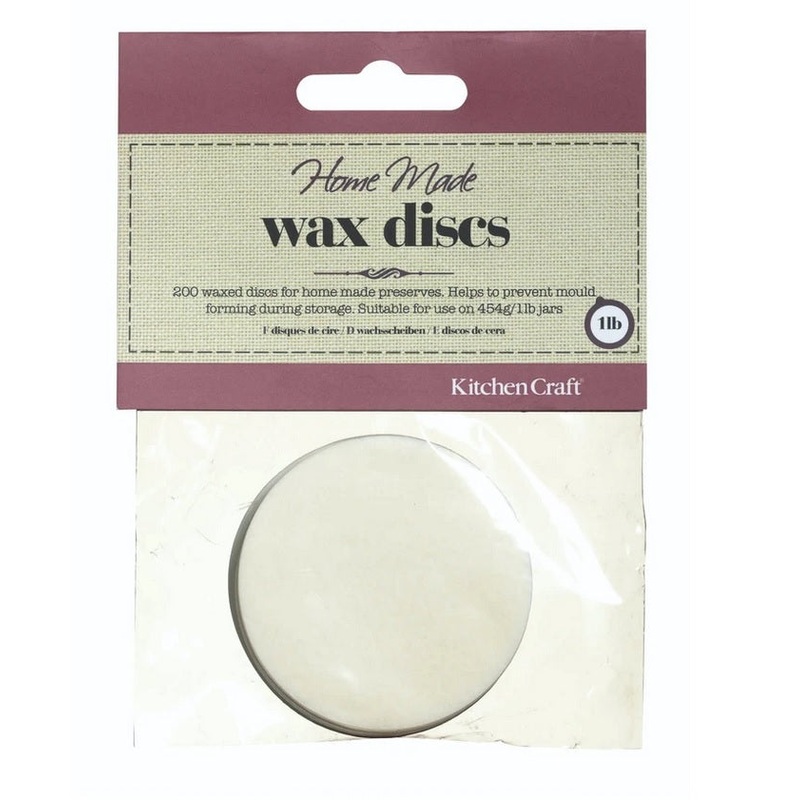 Home Made Set of 200 Waxed Circles - for 0.45kg Jars