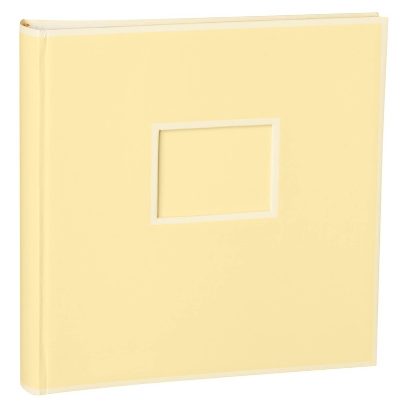 Jumbo Photo Album with Window - Chamois