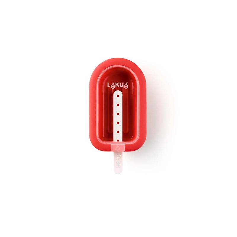 Lekue Stackable Popsicle Mould - Red