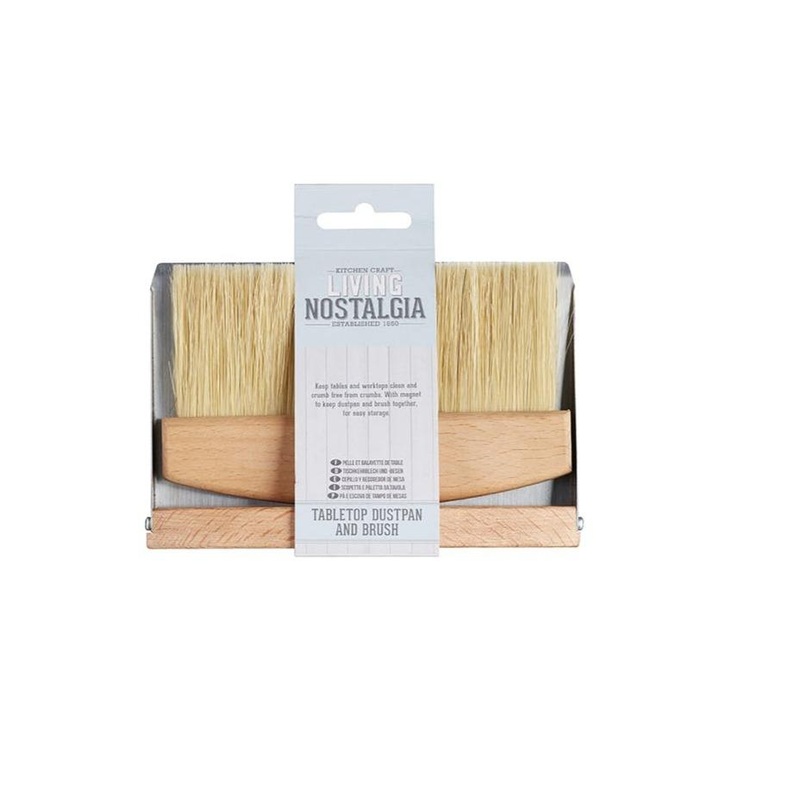Living Nostalgia Tabletop Dustpan & Brush