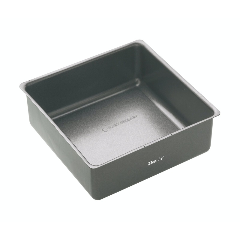MasterClass Non-Stick Deep Loose Base Cake Pan - Square 9"