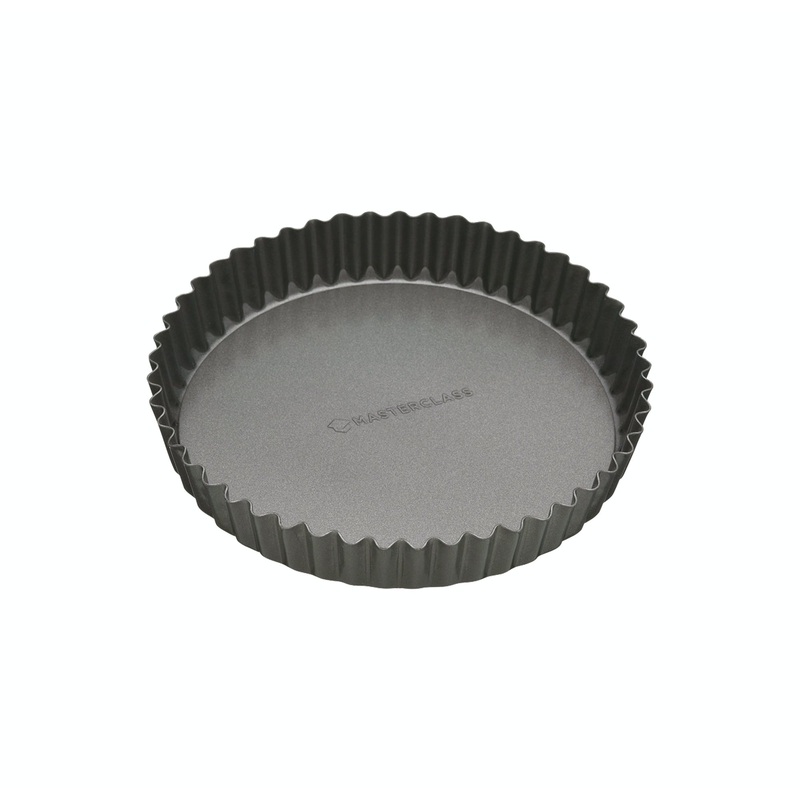 MasterClass Non-Stick Fluted Loose Base Quiche Tin - 9"