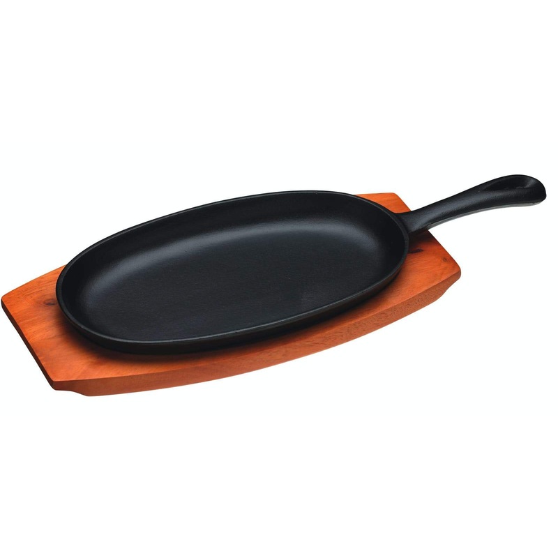World of Flavours Oriental Cast Iron Sizzle Platter