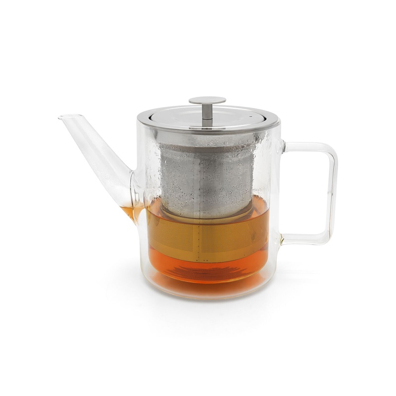Bredemeijer San Remo Double Wall Glass Teapot 1.0L