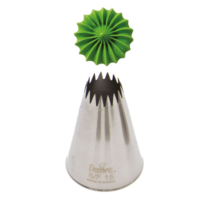 Decora French Star Nozzle - No 15
