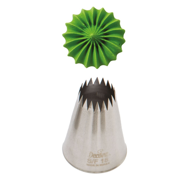Decora French Star Nozzle - No 18