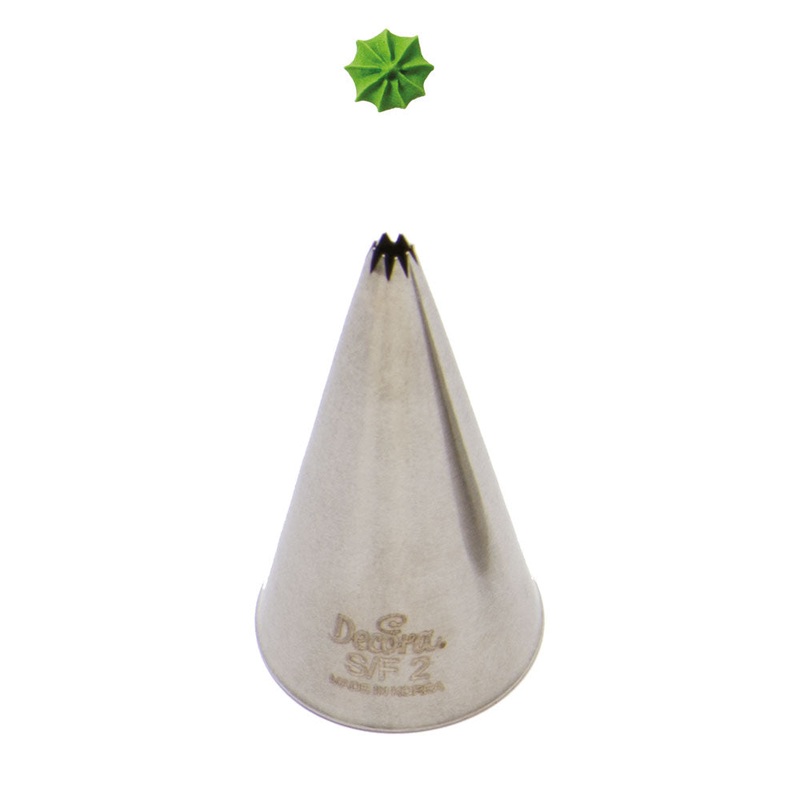 Decora French Star Nozzle - No 2
